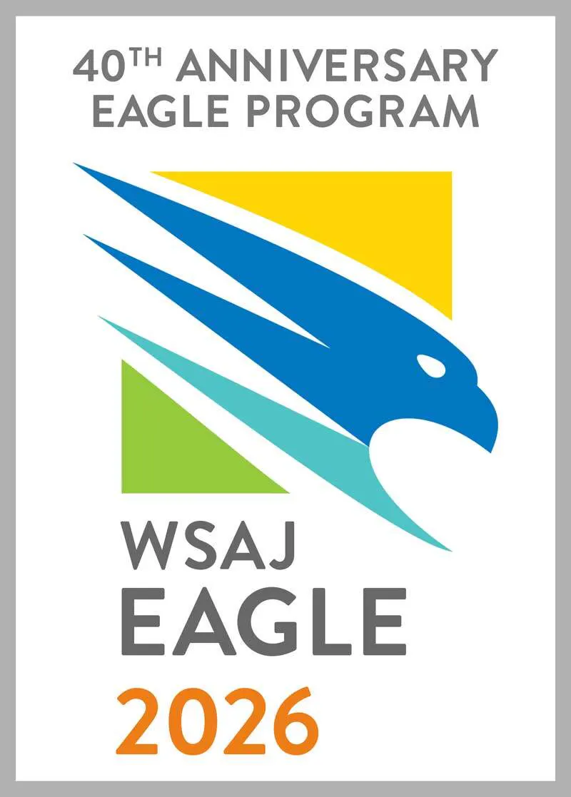 2026 WSAJ Eagle Program 40th Anniversary Badge